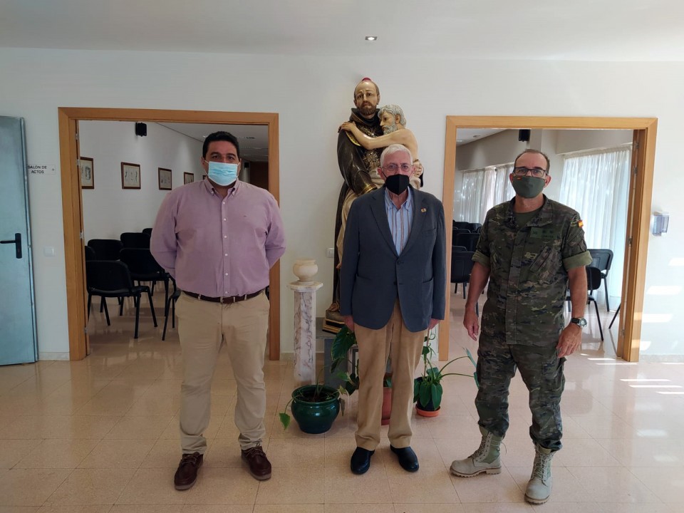 Visita Tte Coriel Cámara